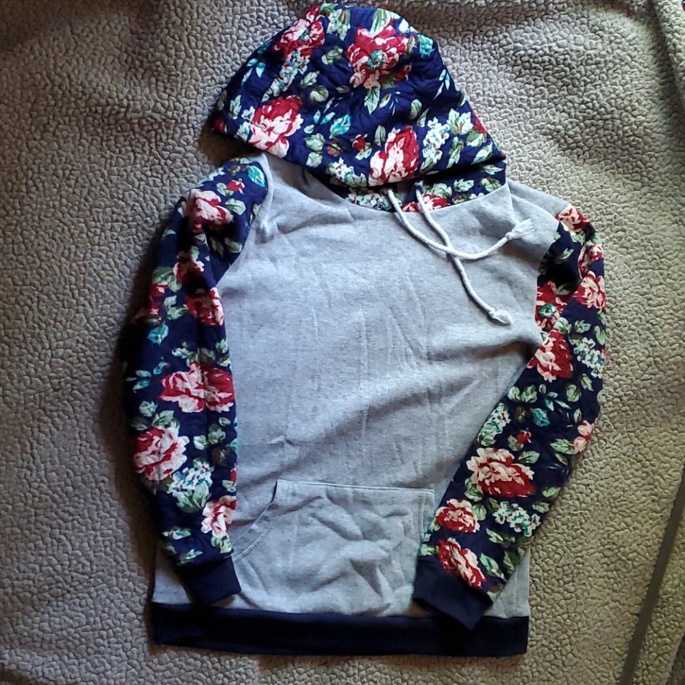 Floral Hoodie